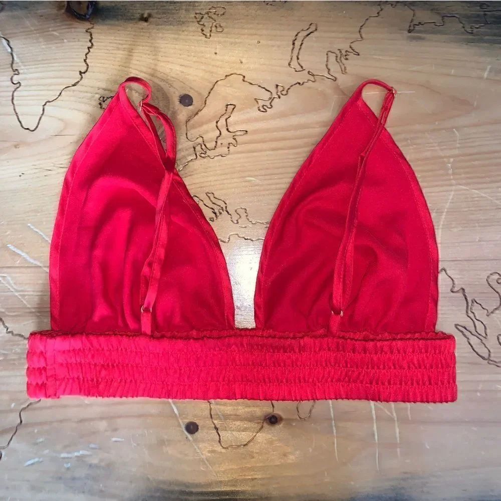 Free People Triangle Bralette size Medium - Picture 3 of 3